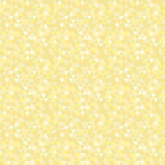 Geometric pattern with golden triangles. Seamless abstract background
