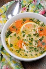 chicken Orzo soup