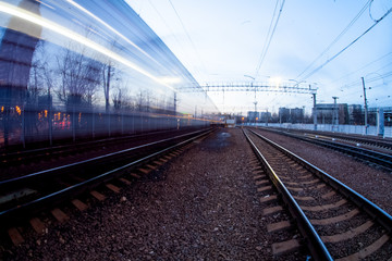 the night railroad in lamps and lights