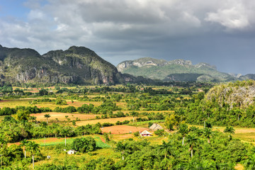 Fototapeta na wymiar Vinales Valley Panorama - Cuba