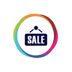 Abstract  Multicolor  App  Button