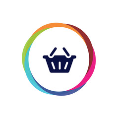 Abstract  Multicolor  App  Button