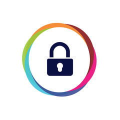 Abstract  Multicolor  App  Button