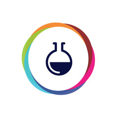 Abstract  Multicolor  App  Button
