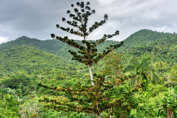 Panorama over Soroa, Cuba