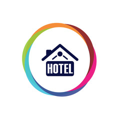 Abstract  Multicolor  App  Button