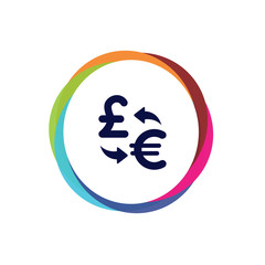 Abstract  Multicolor  App  Button