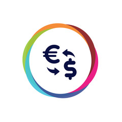 Abstract  Multicolor  App  Button