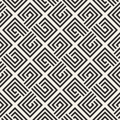 Seamless Vector Pattern. Abstract Geometric Background. Elegant Stripes Lattice