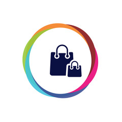 Abstract  Multicolor  App  Button