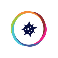 Abstract  Multicolor  App  Button