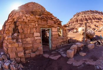 Cliff dwellers village - Vermilion cliffs in Arizona