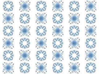 Texture with 3D rendering abstract fractal blue pattern