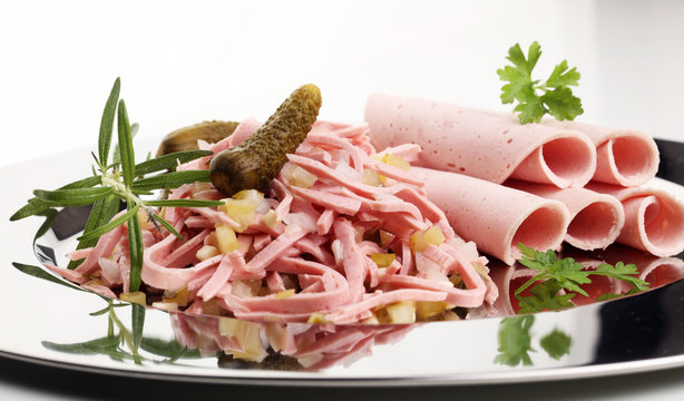 Swabian sausage salad - Elsasser Wurstsalat