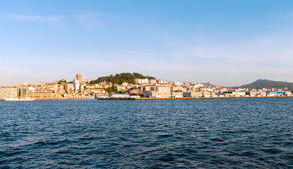 Fototapeta na wymiar A view of Vigo from the sea
