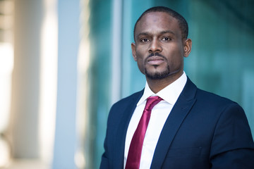 Fototapeta premium Handsome businessman portrait