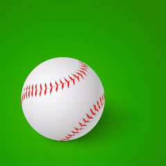 baseball on green
