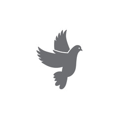 Wedding dove icon. Vector illustration