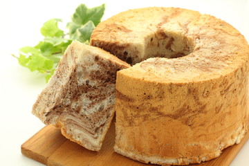 マーブルシフォンケーキ