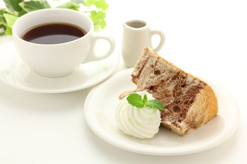 マーブルシフォンケーキ