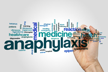 Anaphylaxis word cloud © ibreakstock