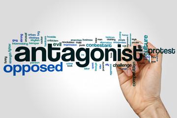 Antagonist word cloud
