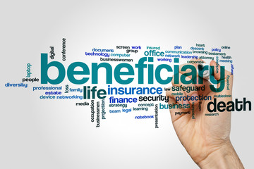 Beneficiary word cloud