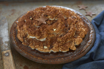 Chocolate meringue pie 