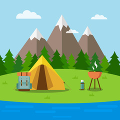  Hiking and camping