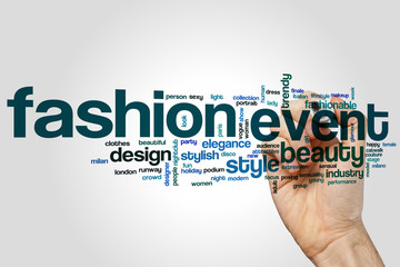 Fashion event word cloud