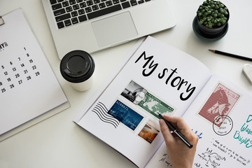 Planning traveling trip notes wanderkust