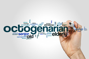 Octogenarian word cloud