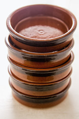 Spanish clay pot stacked 