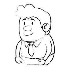Psychiatric patient avatar character vector illustration design
