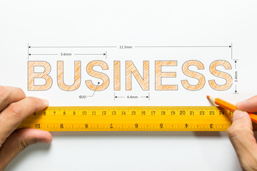 Measure business growth or success