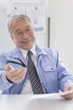 Mature Businessman in Office