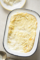 Clotted cream rice pudding