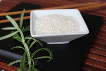 sushi preparation, preparing sushi, preparing japanese food, component of sushi, component od Japanese food, sushi, wasabi, sesame, black sesame, ginger, red ginger, rice for sushi, rice, special rice