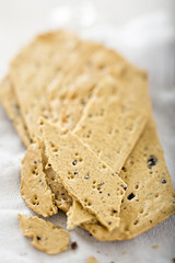 Black olives flatbread