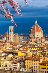 Raamstickers Duomo cathedral in Florence at spring, Italy © sborisov