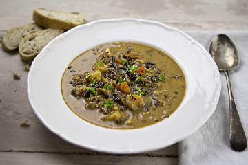 Mushroom soup 