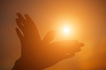 hands-shape for the Sun