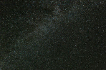 Milky Way in night star sky. Kamchatka Peninsula.