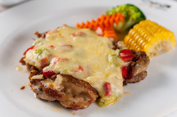 Chicken Steak with cheese