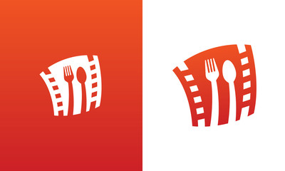 Film Food Logo Vector