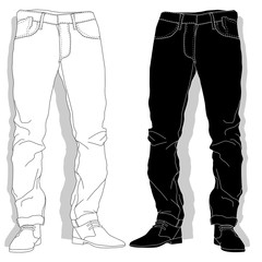 Male jeans
