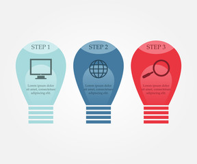 Modern business infographic Vector illustration