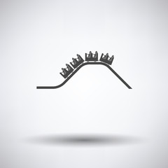 Small roller coaster icon