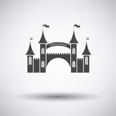 Obraz premium Amusement park entrance icon