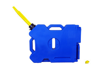 Blue plastic canister Expedition